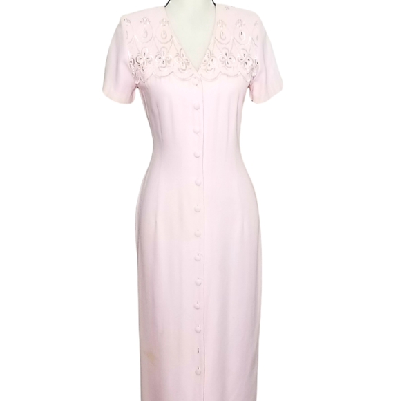 All that Jazz Dresses & Skirts - All that Jazz 40s Pink button down dress